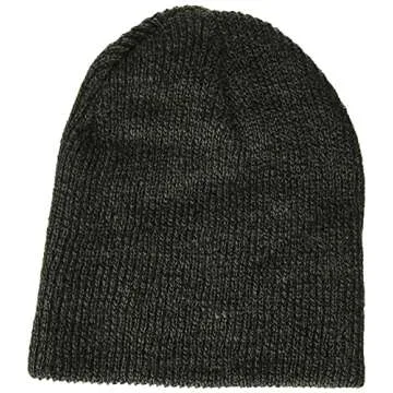 neff Soft Cozy Warm Daily Beanie Hat for Men and Women, Black/Grey, One Size