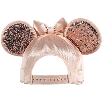 Stylish Disney Rose Gold Minnie Mouse Ears Hat for Adults