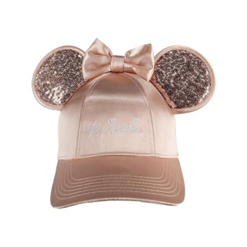 Stylish Disney Rose Gold Minnie Mouse Ears Hat for Adults