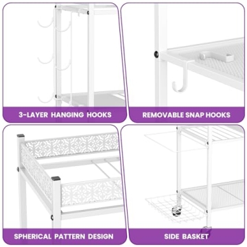 Sturdy VOPEAK Yoga Mat Storage Rack for Home Gym