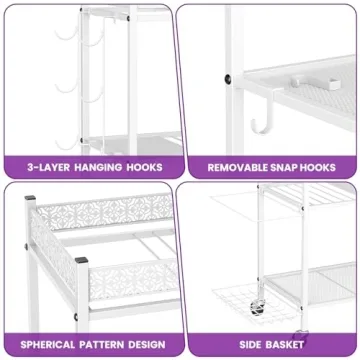 Sturdy VOPEAK Yoga Mat Storage Rack for Home Gym