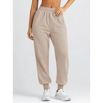 Yovela Women's Baggy High Waisted Sweatpants - Comfy & Stylish