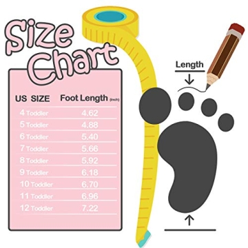 K KomForme Toddler Boys & Girls Shoes Kids Canvas Sneakers with Cartoon Dual Hook and Loops