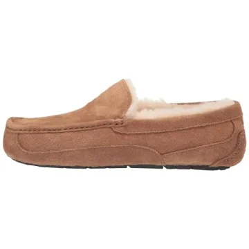 UGG Men's Ascot Slipper Chestnut Size 15 for Ultimate Comfort