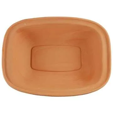 Eurita Clay Roaster, Non-Stick Dutch Oven, Healthy Clay Pot Cooking, Clay Baker,With Free Recipe Guide, 4 Quarts