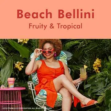 Teavana Beach Bellini, Herbal Tea With Pieces of Pineapple and Mango, 12 Count (Pack of 4)