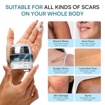 REMEDIAL PAX Scar Removal Cream for Women and Men - Rapid Repair of New Old Scars, Spots, Burns All ...