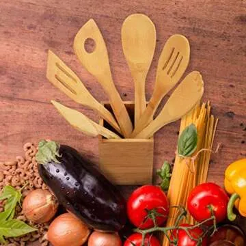 Durable Bamboo Cooking Utensils Set for All Kitchens