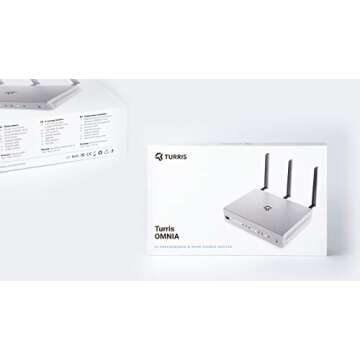 Turris Omnia I 2,5 Gbps SFP, 1,6 GHz CPU,2 GB RAM,Wi-Fi 5 3X3 MIMO, 4G/5G SIM-Slot, 3X mPCIe, hi-Performance, Open Source, 2,5 Gbps WAN/LAN, 5X GLAN/GWAN, 2X USB 3.0, Made, Designed in EU