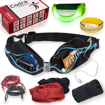 Codra Kinetics "10K Gear" 8-in-1 Running Belt Kit