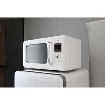Daewoo Retro Microwave Oven 0.7 Cu. Ft. | Cream White