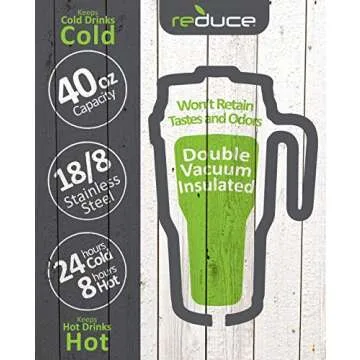 Reduce Cold-1 40 oz Insulated Coffee Mug for Every Drink