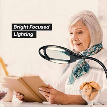 Brightech LightView Pro Magnifying Floor Lamp