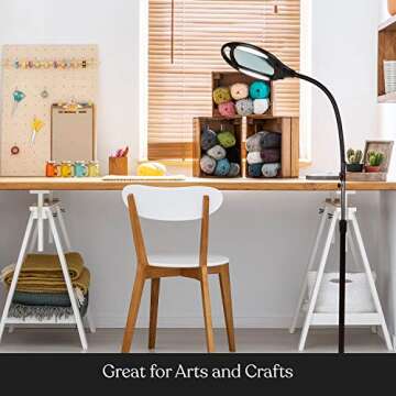 Brightech LightView Pro Magnifying Floor Lamp