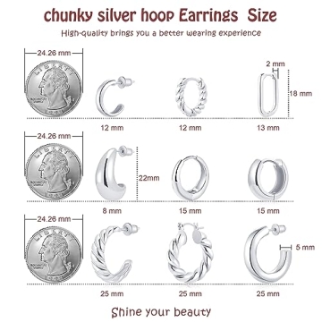 Stylish Silver Plated Earring Set for Women - Elegant & Durable