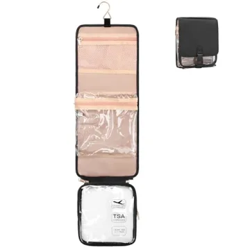 Relavel TSA Approved Toiletry Bag for Women | Compact Travel Organizer