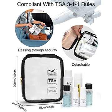 Relavel TSA Approved Toiletry Bag for Women