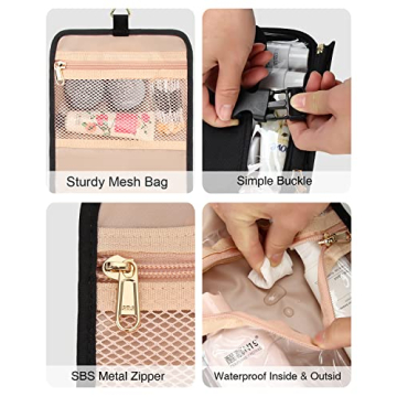 Relavel TSA Approved Toiletry Bag for Women