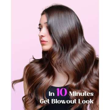 Wavytalk Thermal Brush - Ionic Heated Round Brush for Salon Quality