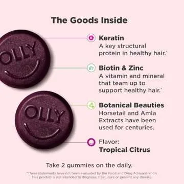 OLLY Heavenly Hair Gummy for Healthy Hair Growth