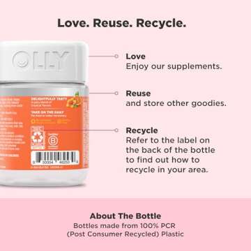 OLLY Heavenly Hair Gummy, Supports Healthy Hair, Keratin, Biotin, AMLA, Chewable Supplement, 30 Day Supply - 60 Count