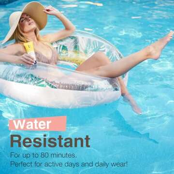 Mineral Sunscreen SPF 25 - USA Made Zinc Oxide Baby & Kids Sunscreen, Reef Friendly Sun Screen With Natural & Organic Ingredients, Lightweight & Fast Absorbing Lotion for All Skin Types