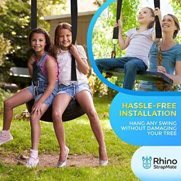 Rhino StrapMate Tree Swing Straps – Safe, Heavy Duty & Versatile
