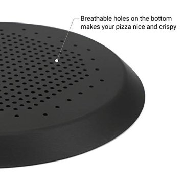 Beasea 16 Inch Pizza Pan - Perfect Crispy Crust Every Time