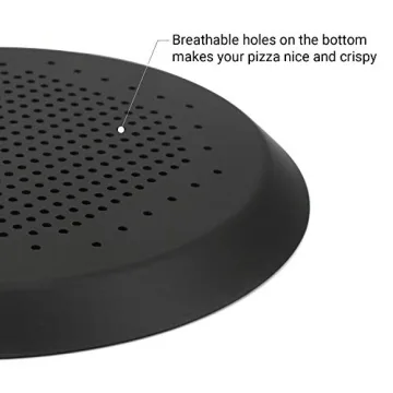 Beasea 16 Inch Pizza Pan - Perfect Crispy Crust Every Time