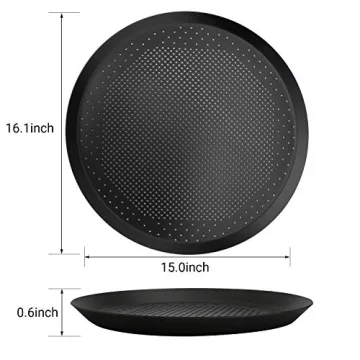 Beasea 16 Inch Pizza Pan - Perfect Crispy Crust Every Time