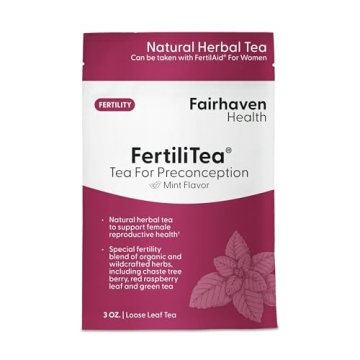 Fairhaven Health FertiliTea | Organic Herbal Tea for Women | Supports Menstrual Cycle, Hormone Balan...