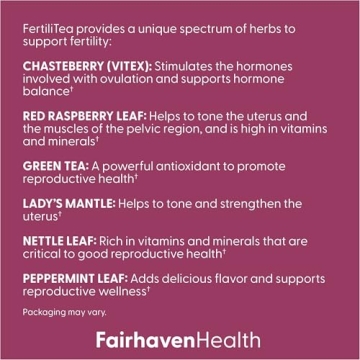 Fairhaven Health FertiliTea | Organic Fertility Support Tea