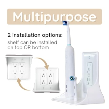 Power Perch Outlet Shelf for Smart Home Organization