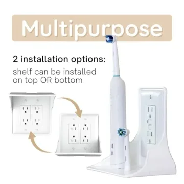 Power Perch Outlet Shelf for Smart Home Organization