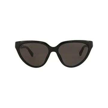 Balenciaga Cat Eye Sunglasses Black Black Grey Luxury Eyewear Made In Italy Bio Injection Rilsan Fra...