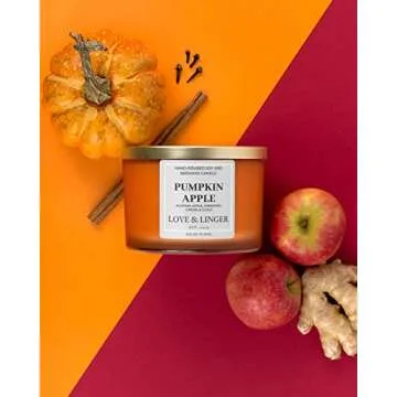 Pumpkin Apple Candle for Cozy Fall Aromas | 16 oz