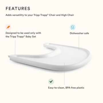 Stokke Tray - For Tripp Trapp Chair + Baby Set - Easy Clean