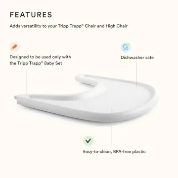 Stokke Tray - For Tripp Trapp Chair + Baby Set - Easy Clean