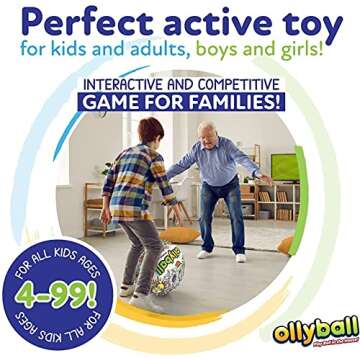 Ollyball - The Ultimate Indoor Kickball for Kids and Parents! Kick it. Color it. Play Ball in The House.