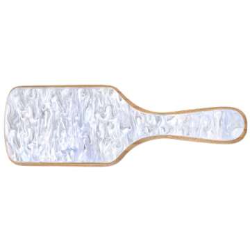 Custom Rhinestone Hair Brush for Women | Personalized Bamboo Brush