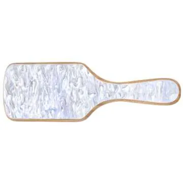 Custom Rhinestone Hair Brush for Women | Personalized Bamboo Brush