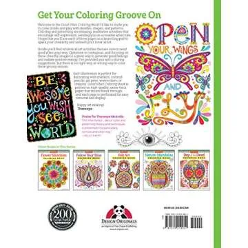 Good Vibes Coloring Book (Coloring is Fun) (Design Originals): 30 Beginner-Friendly & Relaxing Creat...