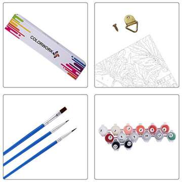 COLORWORK Paint by Numbers Kit for All Ages
