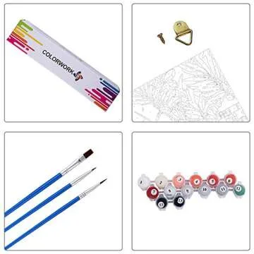 COLORWORK Paint by Numbers Kit for All Ages