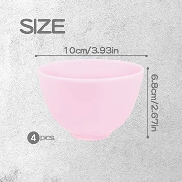 FERCAISH Silicone Mask Bowl Set - Perfect for Beauty Professionals