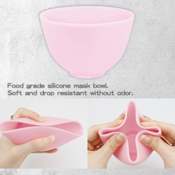 FERCAISH Silicone Mask Bowl Set - Perfect for Beauty Professionals