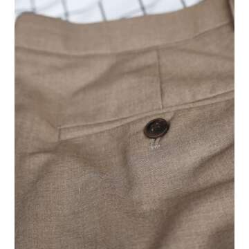 Gent's Business Formal Slim Fit Tuxedo Professional Wear Best Man Wedding Dress Suit Brown