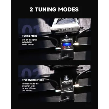 Donner DT-1 Chromatic Guitar Tuner Pedal