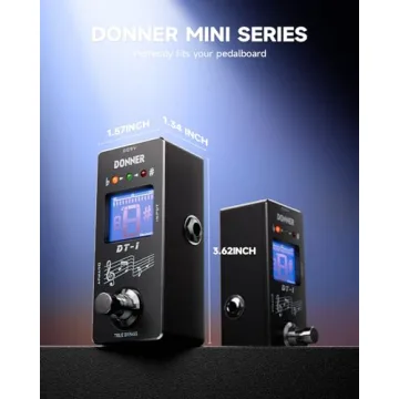 Donner DT-1 Chromatic Guitar Tuner Pedal