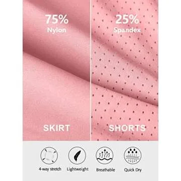 ATTRACO Tennis Dresses with Built-in Shorts for Women